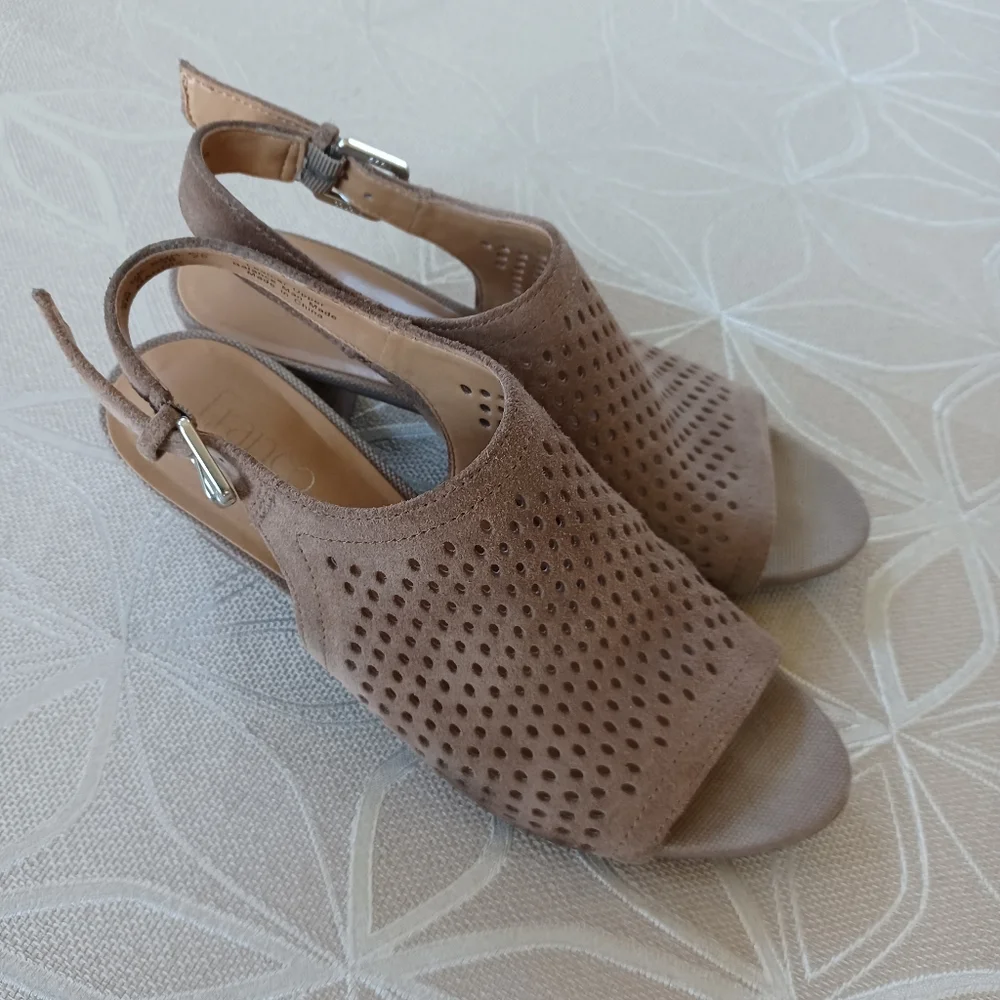 Franco Sarto Suede Sandals